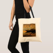 Tote Bag "Dracarys" Drogon Breathing Fire Graphic (Devant (produit))