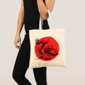 Tote Bag Dragon asiatique (Devant (produit))