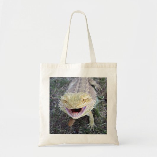 Tote Bag Dragon barbu heureux superbe (Devant)
