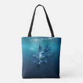 Tote Bag Dragon bleu de la mer (Dos)