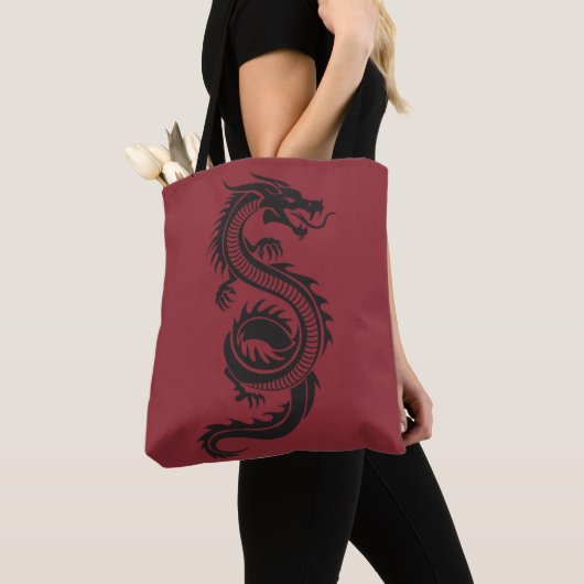 Tote Bag Dragon chinois (De près)