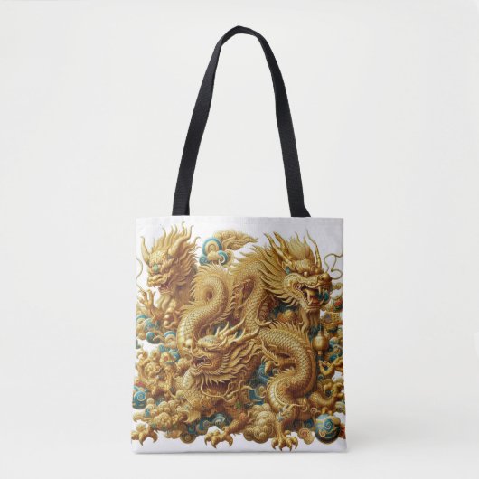 Tote Bag dragon chinois (Devant)