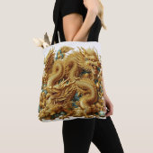 Tote Bag dragon chinois (De près)