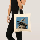 Tote Bag Dragon, City Hall Cardiff, Pays de Galles, Royaume (Devant (produit))
