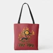 Tote Bag Dragon Crise Mess Hot Mess (Dos)