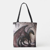 Tote Bag Dragon Dans La Grotte (Dos)