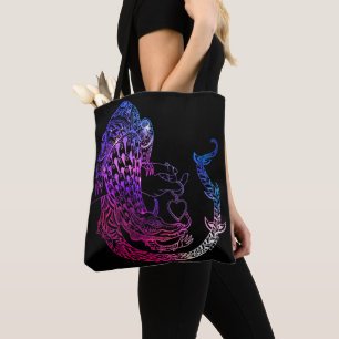 Tote Bag Dragon dans l'amour