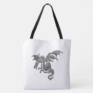 Tote Bag Dragon d'argent