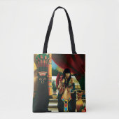 Tote Bag Dragon de chat de la reine égyptienne (Devant)
