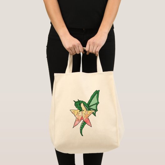 Tote Bag Dragon de feu (Devant (produit))