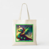 Tote Bag Dragon de Noël 3 (Dos)