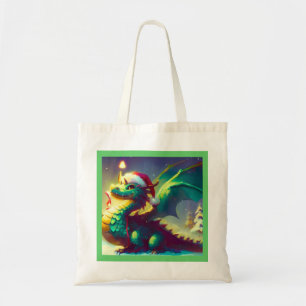 Tote Bag Dragon de Noël 3
