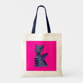 Tote Bag Dragon Diamant Bleu (Dos)