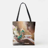 Tote Bag Dragon d'Iridescente minuscule Imaginaire (Dos)