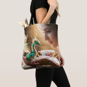 Tote Bag Dragon d'Iridescente minuscule Imaginaire (De près)