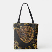 Tote Bag Dragon d'or (Dos)