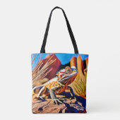 Tote Bag Dragon du désert (Dos)