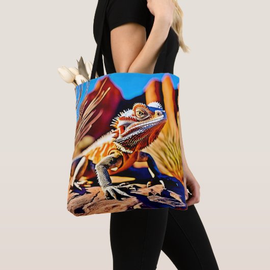Tote Bag Dragon du désert (De près)