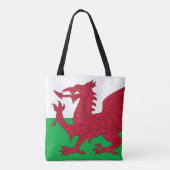 Tote Bag Dragon gallois ~ Drapeau du Pays de Galles (Dos)