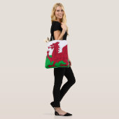 Tote Bag Dragon gallois ~ Drapeau du Pays de Galles (Sur le modèle)