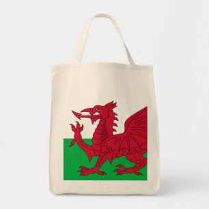 Tote Bag Dragon gallois ~ Drapeau du Pays de Galles