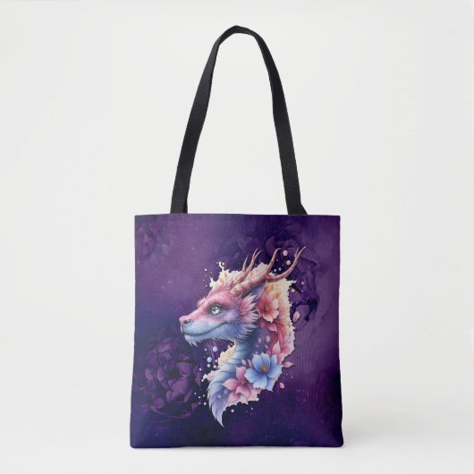 Tote Bag Dragon Gardien Douceur. (Devant)