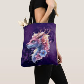 Tote Bag Dragon Gardien Douceur. (De près)