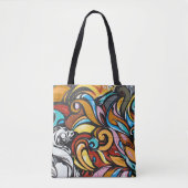 Tote Bag Dragon Graffiti (Devant)