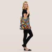 Tote Bag Dragon Graffiti (Sur le modèle)