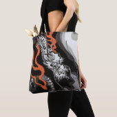 Tote Bag Dragon, Hiroshige, Ukiyo-e (De près)