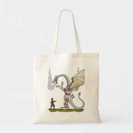 Tote Bag Dragon mécanique (Devant)