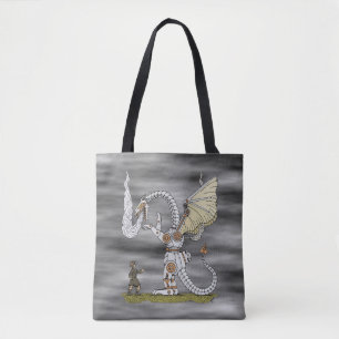 Tote Bag Dragon mécanique