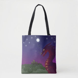 Tote Bag Dragon médiéval