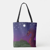 Tote Bag Dragon médiéval (Dos)