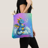 Tote Bag Dragon mignon/Whimsical (De près)