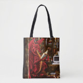 Tote Bag Dragon Podcast Library (Devant)