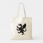 Tote Bag Dragon rampant de sable (Dos)