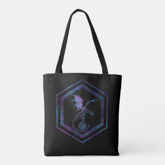 Tote Bag Dragon RPG | Nebula Imaginaire Tabletop Gamer Dice (Dos)