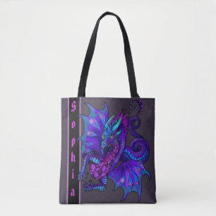 Tote Bag Dragon style Art Nouveau