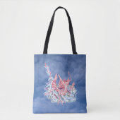 Tote Bag Dragon sur Blue Sky (Devant)