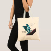 Tote Bag Dragon sur la branche (Devant (produit))