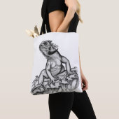 Tote Bag Dragon sur le rocher (De près)