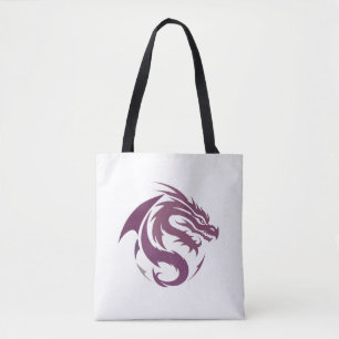 Tote Bag Dragon Vector Art Animal Moderne Ville Urbaine Gra