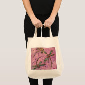 Tote Bag Dragonflies rose Fizz (Devant (produit))