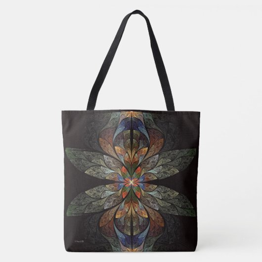 Tote Bag Dragonfly Abstrait (Devant)