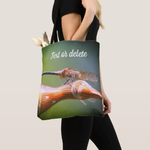 Tote Bag Dragonfly Co Pilote Nature Personnalisée