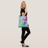 Tote Bag Dragonfly Et Floral Aquarelle Laver (Sur le modèle)