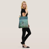 Tote Bag Dragonfly Vintage personnalisée avec Fleurs Fourre (Sur le modèle)