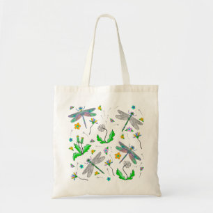 Tote Bag Dragonlies et Dandelions