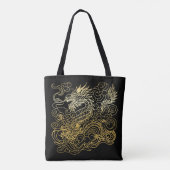 Tote Bag Dragons chinois (Dos)